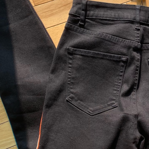 BB Dakota black jeans with stripe detail 4 avail - Picture 4 of 6